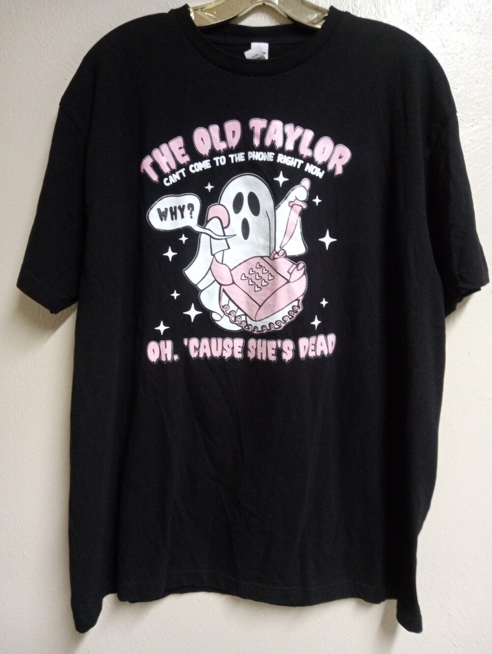 Taylor Shirt Size XL Ghost Graphic T Shirt The Old Taylor Can't Come To The ....